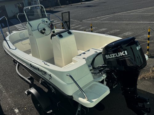 OCEAN MASTER 500 船体＋スズキ60馬力＋選べるトレーラーセット | FRP