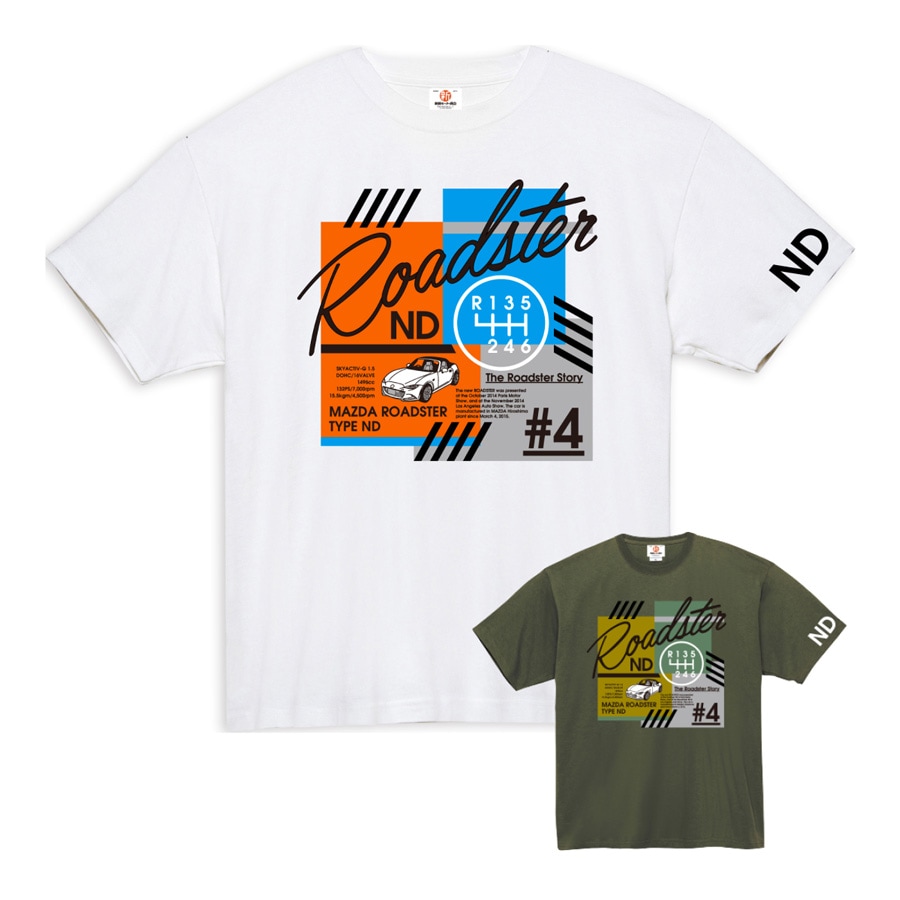 The Roadster Story 4 Nd Graphics Pop T Shirts ロードスターストーリー 4 Ndグラフィックス ポップ Tシャツ モーターマガジン社の通販本店サイト