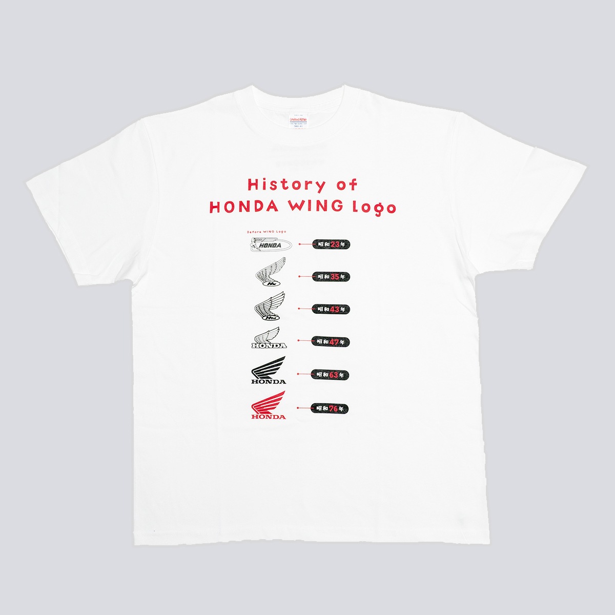 �ڴ��ָ���۾���100��ǯ�� �� HONDA �����T����� ��History of HONDA WING Logo��