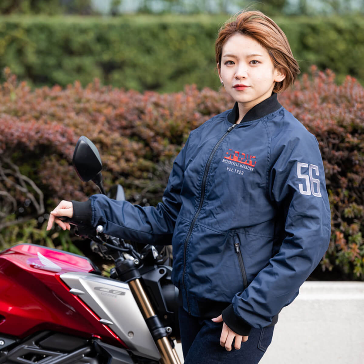 �����ȥХ���56�ǥ����� �饤�ȥ֥륾�� / AUTOBY��56design Collab. LIGHT��BLOUSON