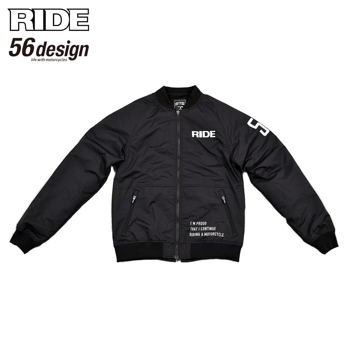 RIDE56ǥ 饤ȥ֥륾 / RIDE56design Collab. LIGHTBLOUSON