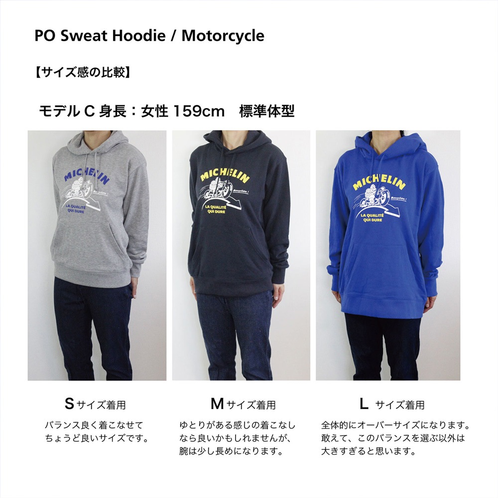 ߥ ץ륪Сѡ/PO Sweat Hoodie/Motocycle Michelin