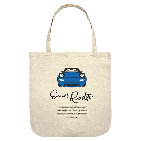 The Roadster Story #2 Eunos Roadster Front Face  Round bottom Big Totebag �饦��ɥܥȥ�ӥå��ȡ��ȥХå�