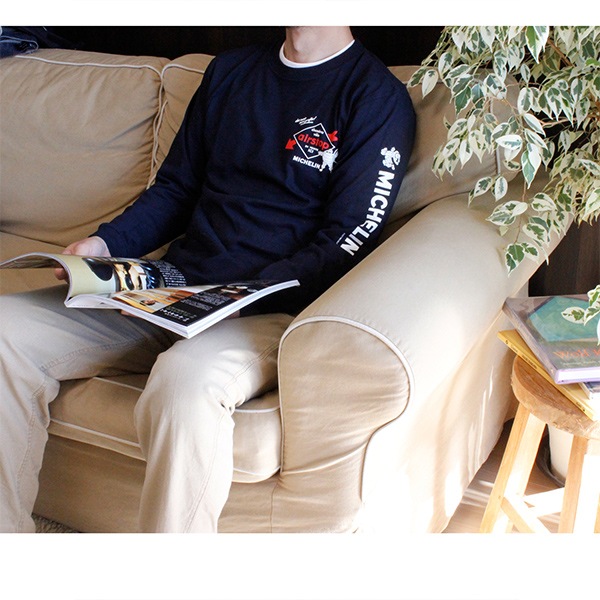 �ߥ����� ĹµT����� LS T-shirt / Airstop / Michelin