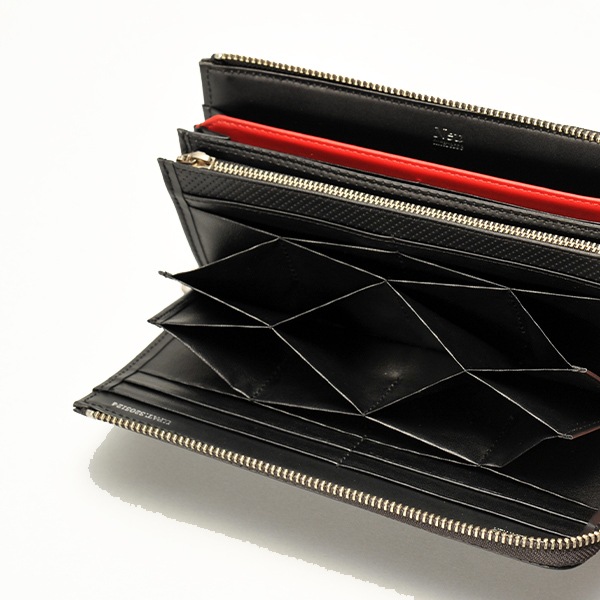 �Υ�����ƥ�å�  ������ �ϥˡ�����Ĺ���� L���饦��ɥե����ʡ�«�� Neu interesse Saal Long zip-around wallet No.3948