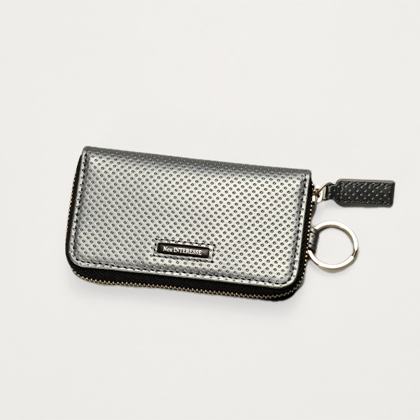 �Υ�����ƥ�å�  ������ ���������� �饦��ɥե����ʡ� Neu interesse zip-around key case No.3945