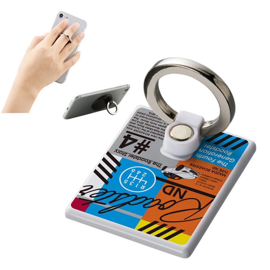 The Roadster Story #4 ND Graphics POP Mobile Ring Holder/�����ɥ��������ȡ��꡼ #4 ND����ե��å��� �ݥå� ���������� ���ޥۥ��
