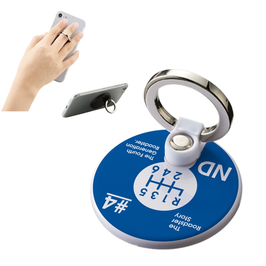 The Roadster Story #4 ND Graphics Shiftknob Mobile Ring Holder/�����ɥ��������ȡ��꡼ #4 ND����ե��å��� ���եȥΥ� �������� ���ޥۥ��