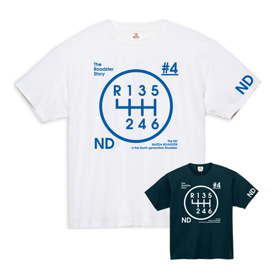 The Roadster Story #4 ND Graphics Shiftknob T-shirts/�����ɥ��������ȡ��꡼ #4 ND����ե��å��� ���եȥΥ� T�����