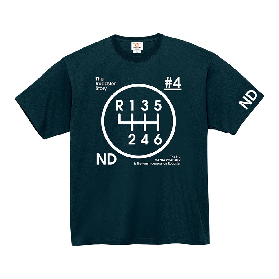 The Roadster Story #4 ND Graphics Shiftknob T-shirts/�����ɥ��������ȡ��꡼ #4 ND����ե��å��� ���եȥΥ� T�����