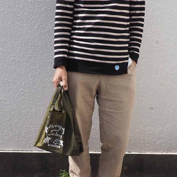 �ߥ����� �ѥå��֥륨���Хå� ����ӥ��դ� Packable eco bag/Michelin