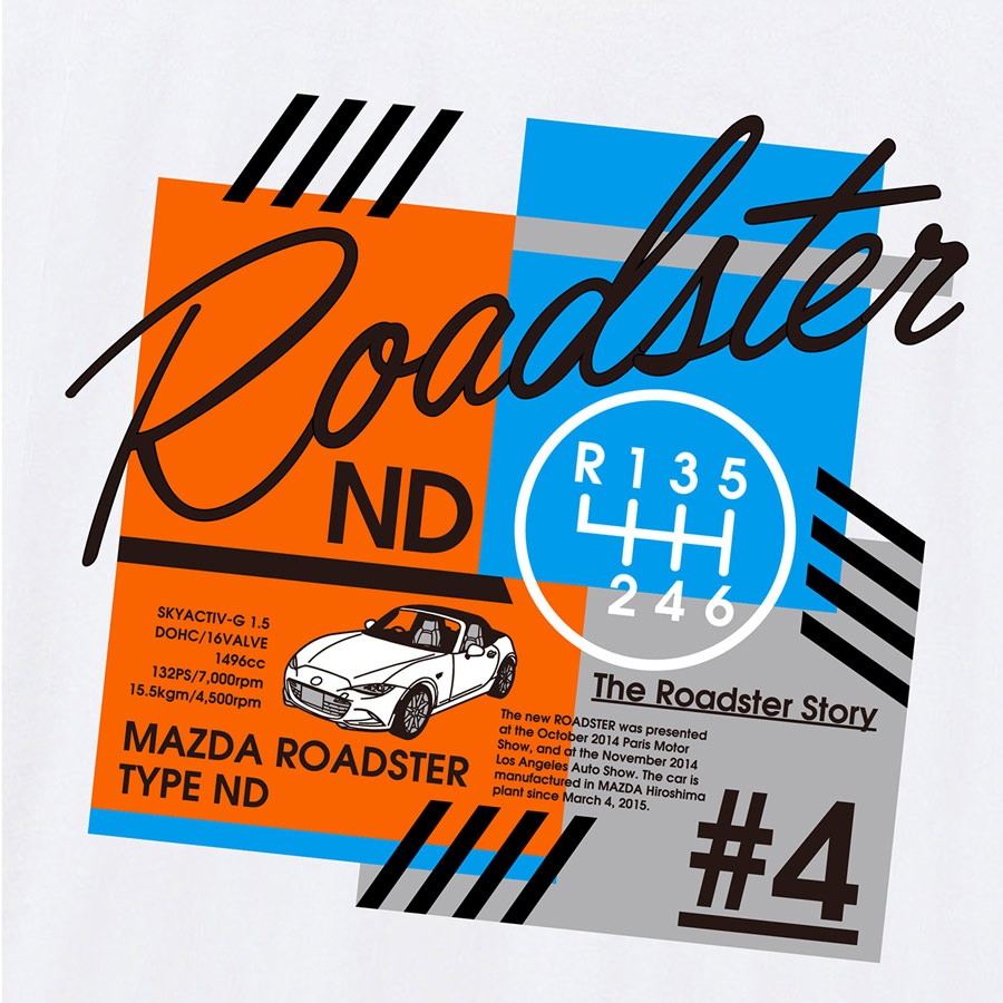 The Roadster Story #4 ND Graphics POP T-shirts/�����ɥ��������ȡ��꡼ #4 ND����ե��å��� �ݥå� T�����