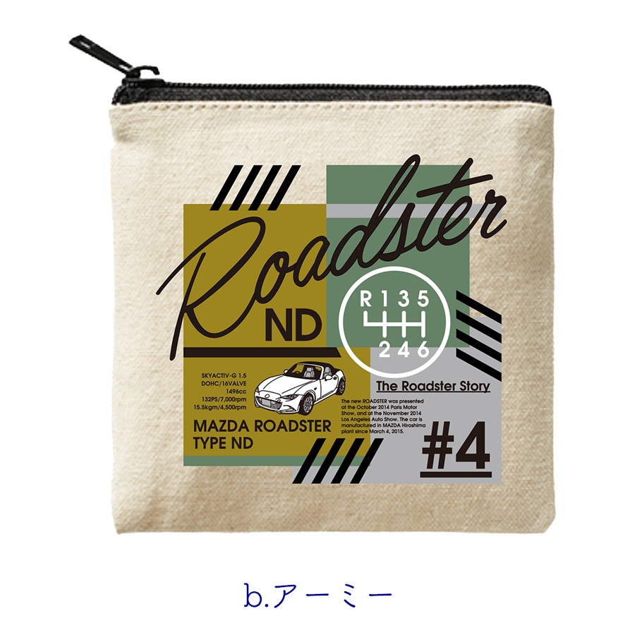 The Roadster Story #4 ND Graphics POP Mini Pouch/�����ɥ��������ȡ��꡼ #4 ND����ե��å��� �ݥå� �ߥ˥ݡ���