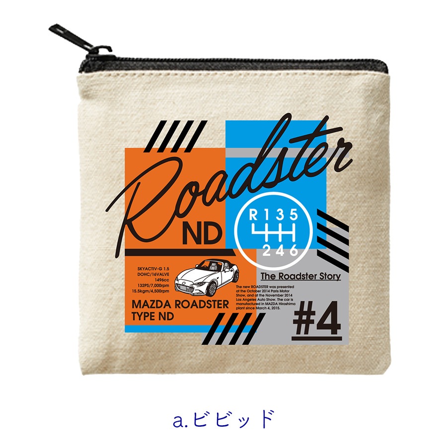 The Roadster Story #4 ND Graphics POP Mini Pouch/�����ɥ��������ȡ��꡼ #4 ND����ե��å��� �ݥå� �ߥ˥ݡ���