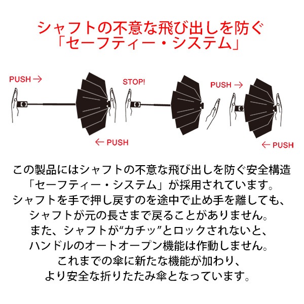 ���˥�ץ� TS.220 ��ư���ļ��ޤꤿ���߻� / Knirps KNTS220 Slim Medium Duomatic Safety