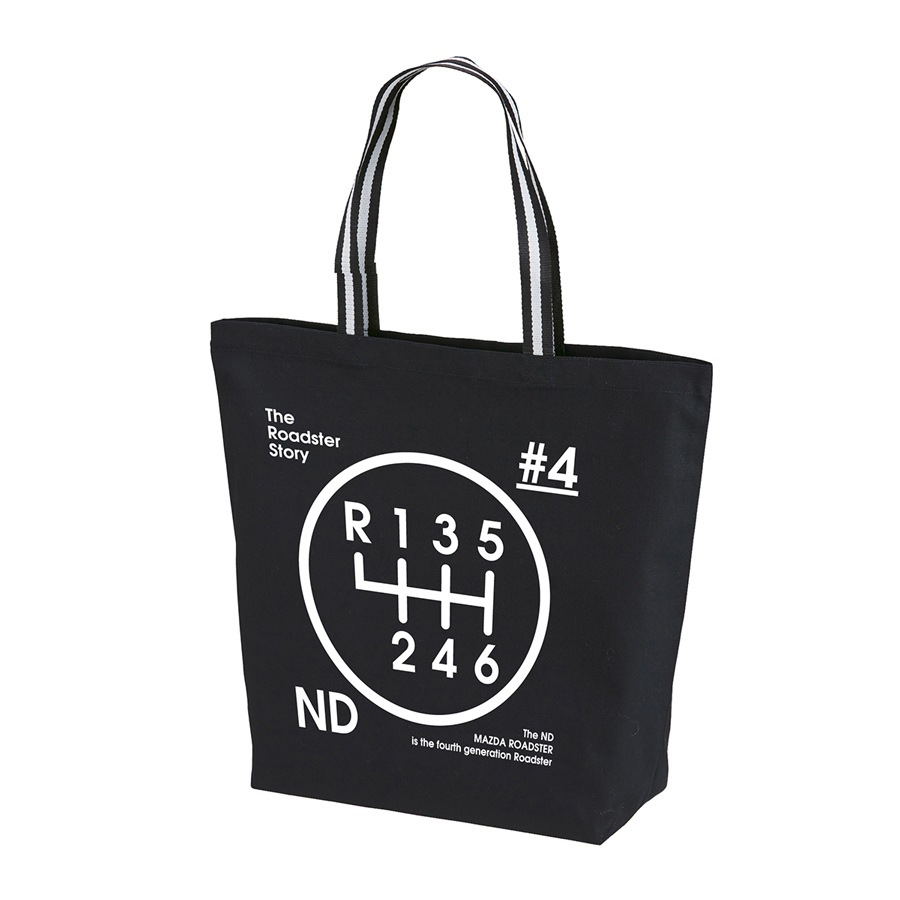 The Roadster Story #4 ND Graphics Shiftknob Totebag / �����ɥ��������ȡ��꡼ #4 ND����ե��å��� ���եȥΥ� �ȡ��ȥХå�