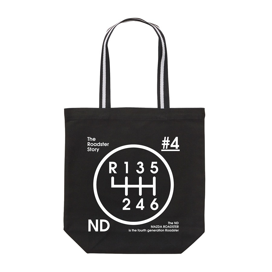 The Roadster Story #4 ND Graphics Shiftknob Totebag / �����ɥ��������ȡ��꡼ #4 ND����ե��å��� ���եȥΥ� �ȡ��ȥХå�