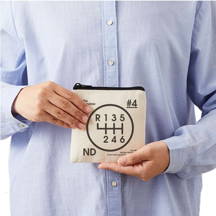 The Roadster Story #4 ND Graphics Shiftknob Mini Pouch / �����ɥ��������ȡ��꡼ #4 ND����ե��å��� ���եȥΥ� �ߥ˥ݡ���