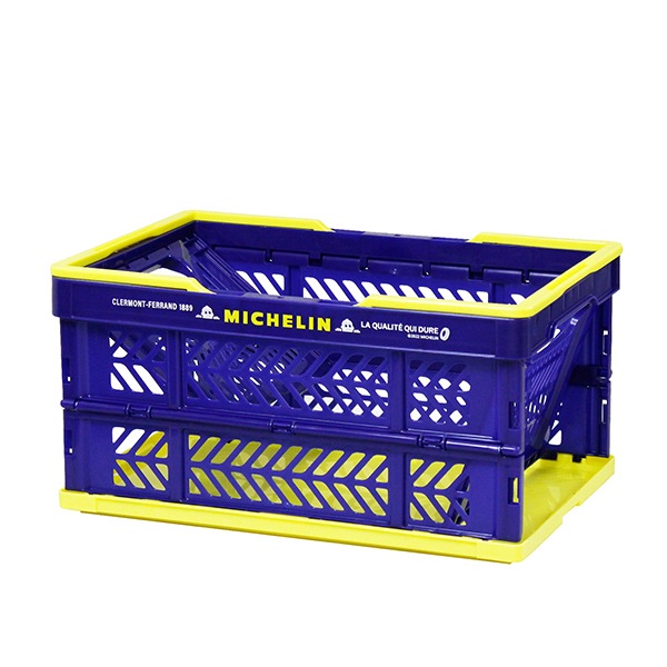 ߥ ޤꤿ Хå ͥӡ MICHELIN Folding Basket Navy 270635