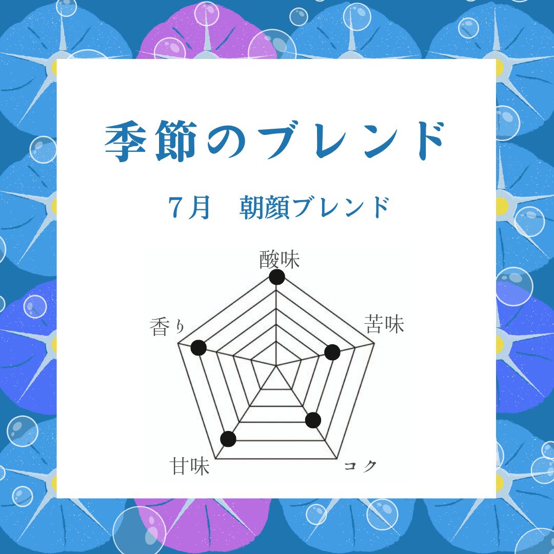 季節のブレンド ７月(生豆計り100g)