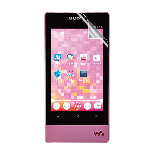 【SONY WALKMAN NW-F800/NW-F800K/NW-F800BTシリーズ 用】 ノングレアフィルム2 マットフィルム