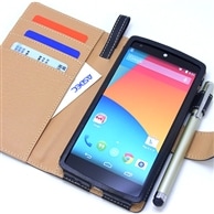 【NEXUS5 / EMOBILE EM01L 用】 ブックスタイル(手帳型) カバーケース・ホルダー
