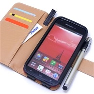 【AQUOS PHONE ZETA SH-06E 用】 ブックスタイル(手帳型) カバーケース・ホルダー