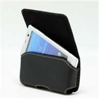 【Xperia 用(合成皮革)】 ベルトケース(ヨコ型) カバーケース・ホルダー