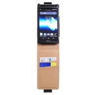【Xperia GX SO-04D 用】 コンパクトスタイル(縦開き型) カバーケース・ホルダー