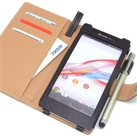 【Xperia Z1 SO-01F/SOL23 用】 ブックスタイル(手帳型) ブラック カバーケース・ホルダー