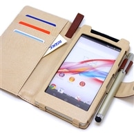 【Xperia Z1 SO-01F/SOL23 用】 ブックスタイル(手帳型) ブラウン カバーケース・ホルダー