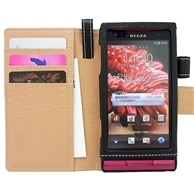 【REGZA Phone T-02D / ARROWS A 101F 用】 ブックスタイル(手帳型) カバーケース・ホルダー