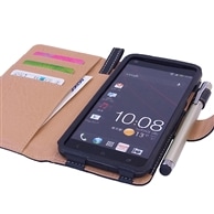 【HTC J butterfly HTL21 用】 ブックスタイル(手帳型) カバーケース・ホルダー