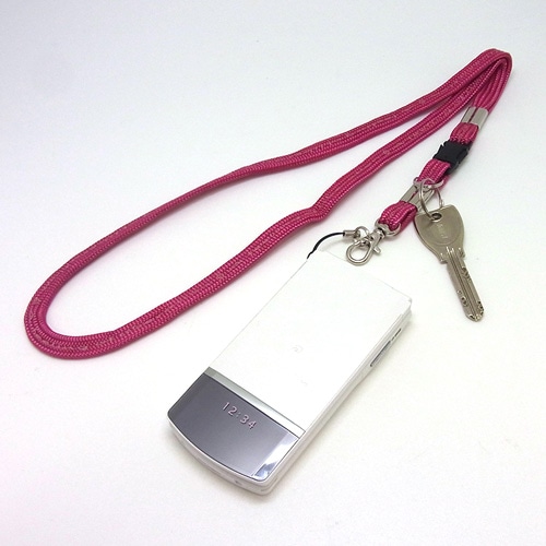 【ネックストリング（ワインレッド）】アクセサリー ストラップ  ワインレッド