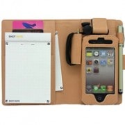 【iPhone4S / iPhone4 用】 カバーケース・ホルダー メモ帳スタイル ブラック|その他|iPhone/Apple Watch