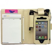 【iPhone4S / iPhone4 用】 カバーケース・ホルダー メモ帳スタイル レッド|その他|iPhone/Apple Watch