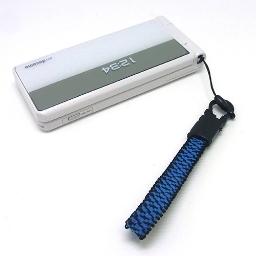 携帯アクセサリー ストラップ 【静電気低減ストラップ（青）】  青