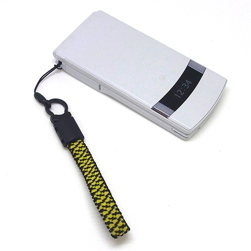 携帯アクセサリー ストラップ 【静電気低減ストラップ（黄）】  黄