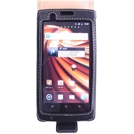 【MEDIAS LTE N-04D 用】 フリップトップスタイル(縦開き型) カバーケース・ホルダー