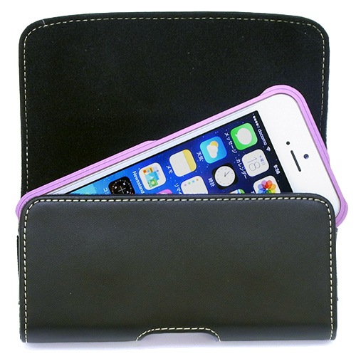 Iphone Se 第1世代 Iphone 5s Iphone 5c Iphone 5 用 ベルトケース ヨコ型 ブラック カバー ケース ホルダー モバイルフィルム