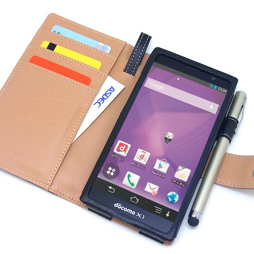 ARROWS NX F-06E 用】 ブックスタイル(手帳型) カバーケース・ホルダー 