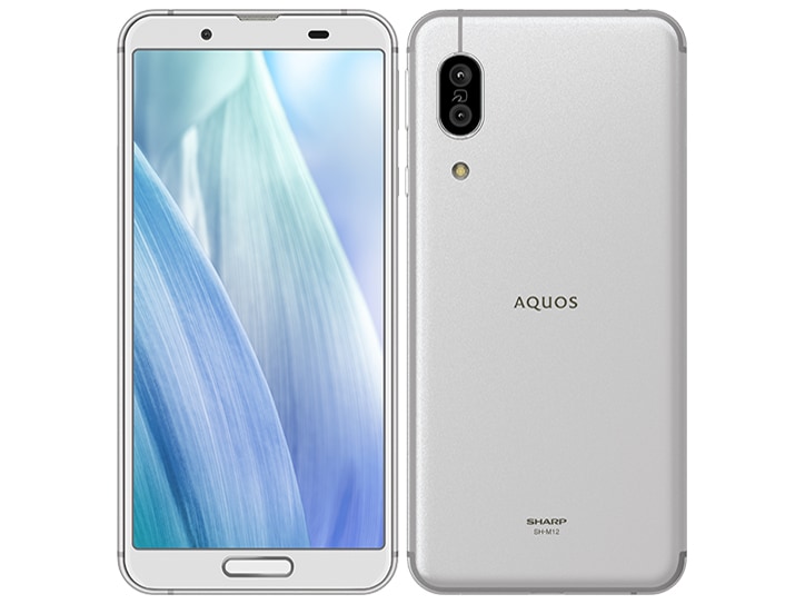 【動作品】SHARP AQUOS sense3 シルバー系 スマホ 128g 防水・防塵・おサイフケータイ】AQUOS sense3 シルバーホワイト「SH
