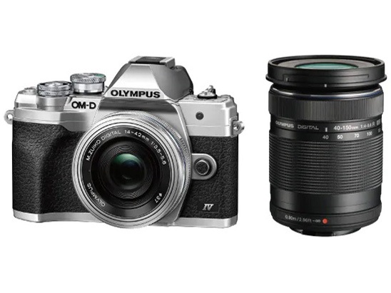 OLYMPUS OM-D E-M10 Mark IV EZダブルズームキット [シルバー
