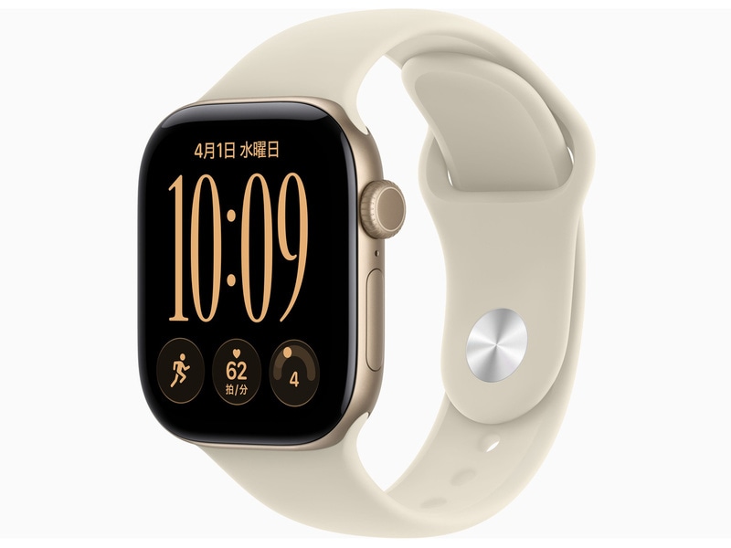 Apple Watch Series 12 GPSモデル 42mm MJED4X/A [ライトゴールド