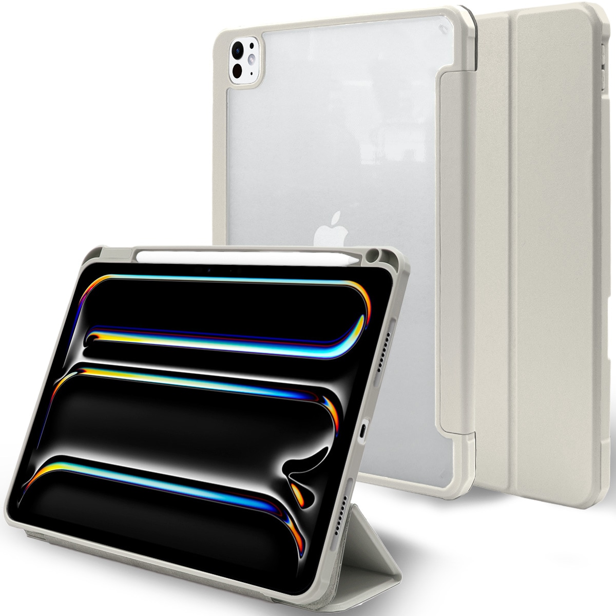 MS factory iPad Pro 11インチ ケース M5 2025 M4 2024 用 ペン収納 