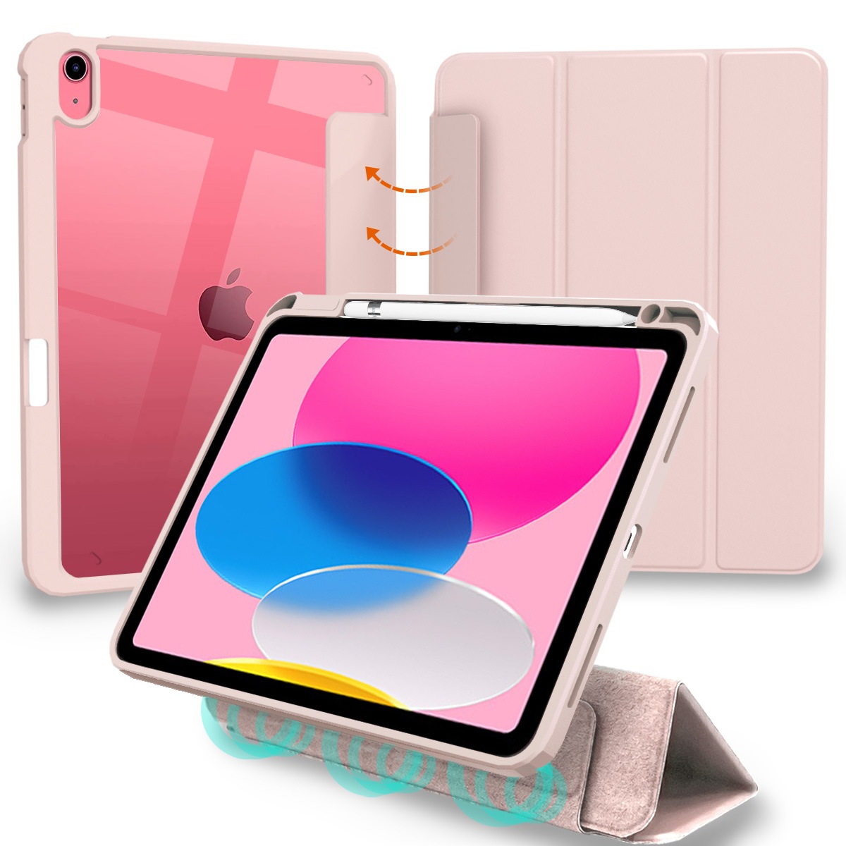 MS factory iPad 11世代 10世代 ケース 液晶カバー 取り外し可能 第11