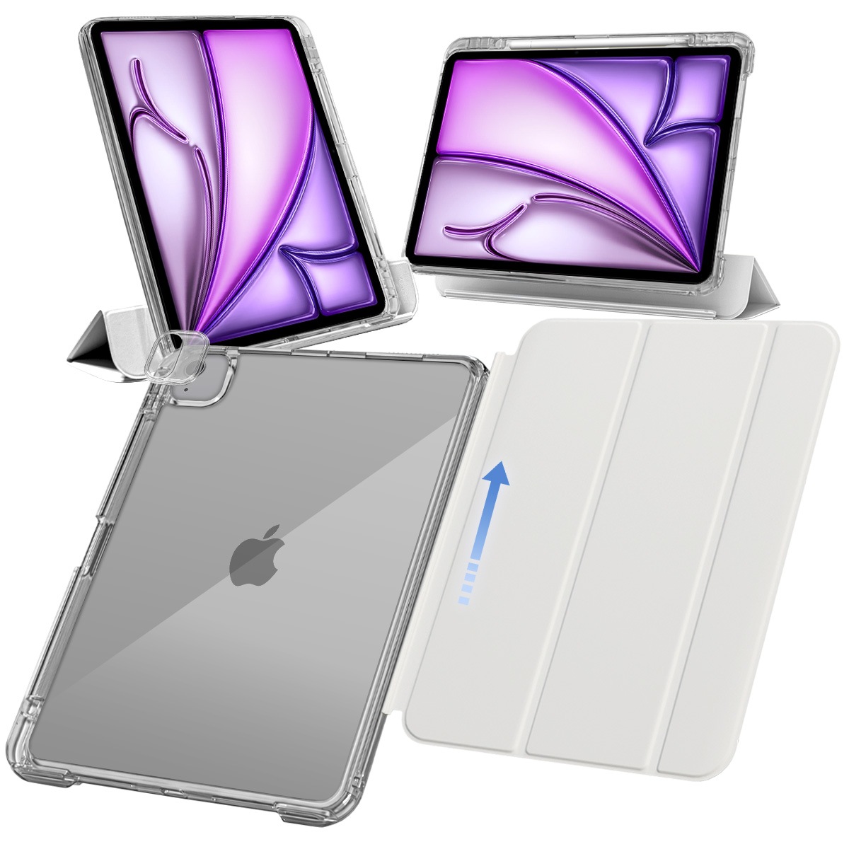 iPad Air 13インチ M3 256GB Pencil Pro カバー iPad ケース Air 13インチ(M3/M2) Pro 13インチ(M4) カバー 薄型