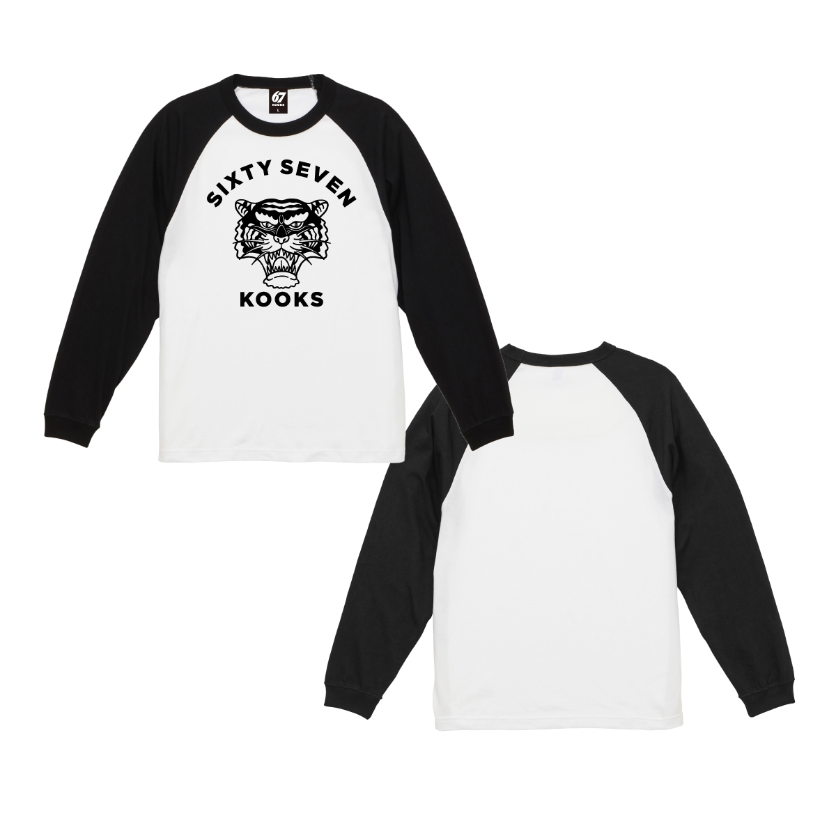 67Kooks ラグランTシャツ