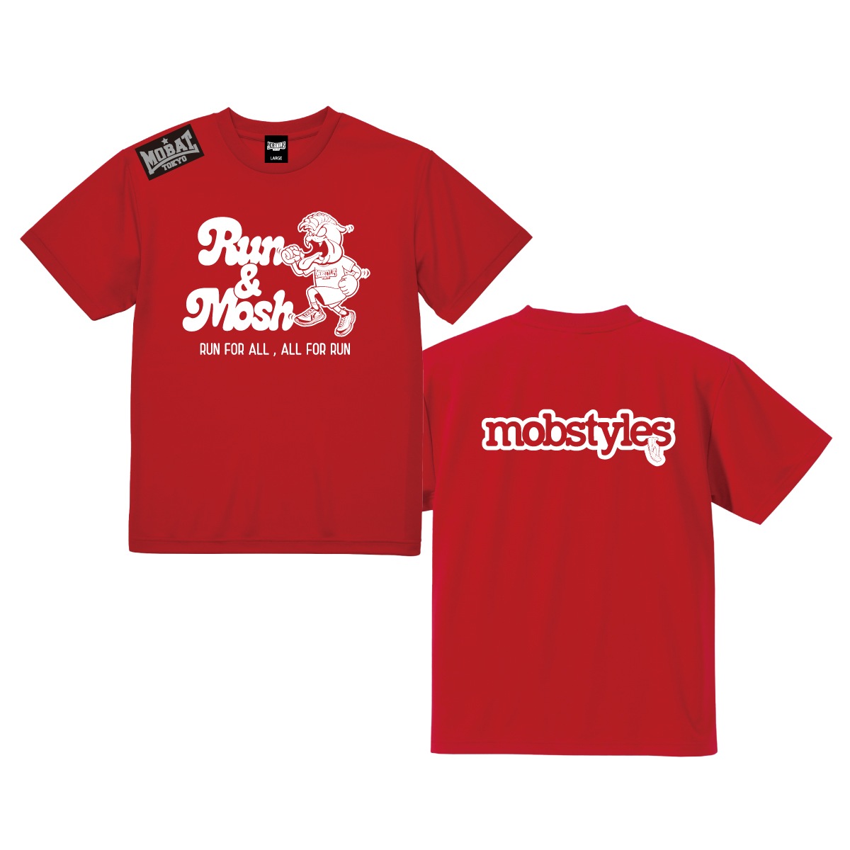 RUN&MOSH DRY Tee