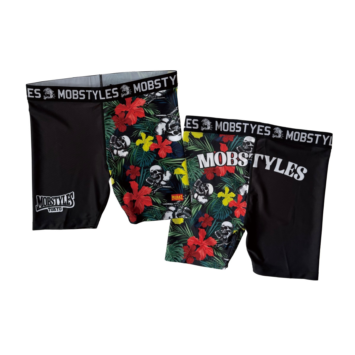 SHORT SPATS BLACK/HIBISCUS